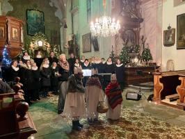 Z tříkrálového koncertu ve Vojslavicích 2